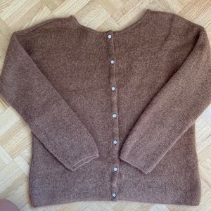 Sézane Gaspard jumper, size S, in Camel